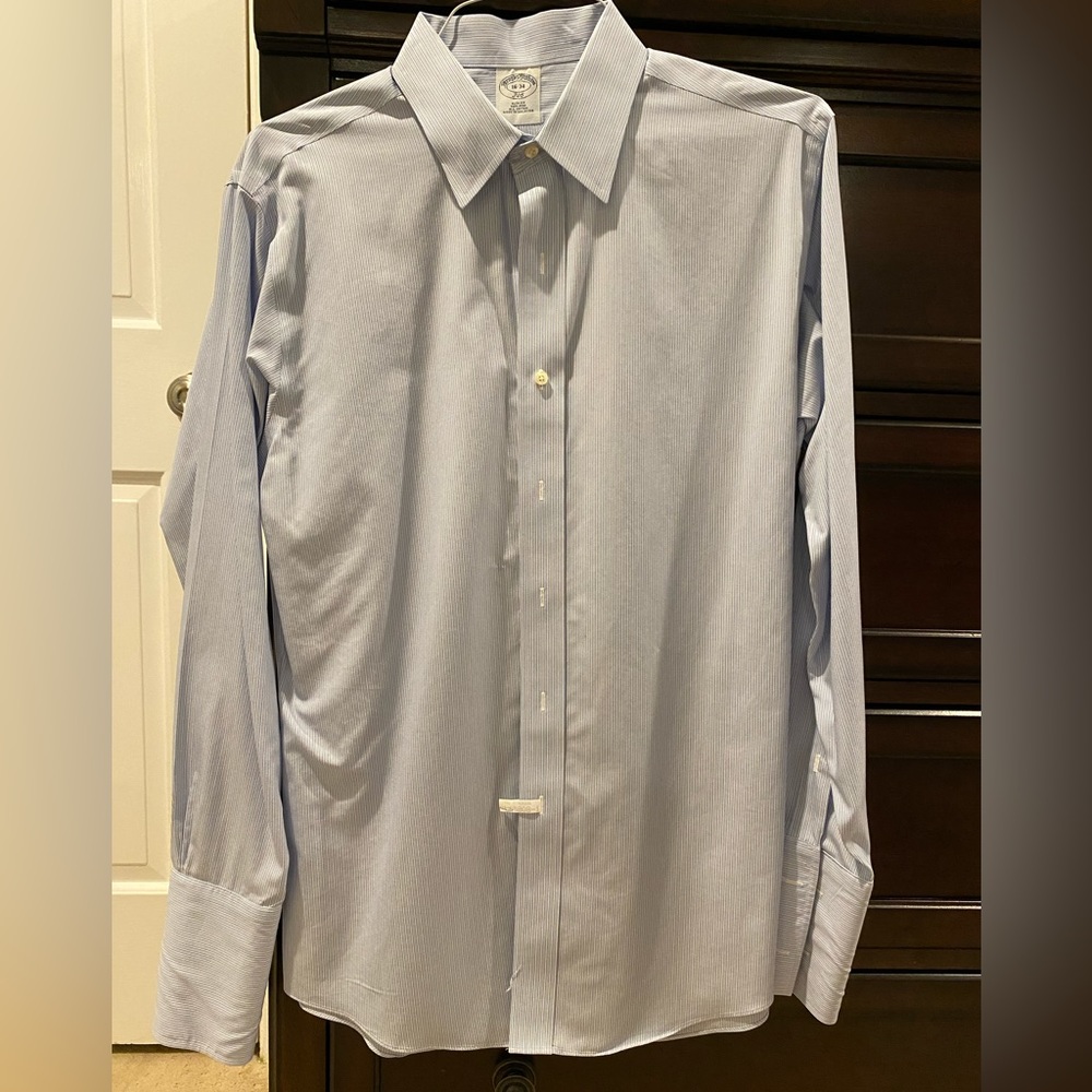 Brooks Brothers Dress Shirt Slim Fit Size 16